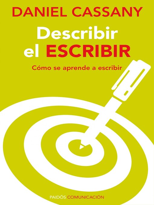 Title details for Describir el escribir by Daniel Cassany - Available